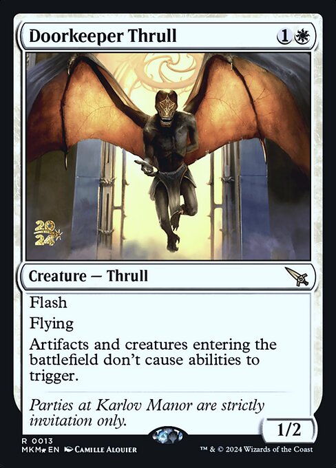 Doorkeeper Thrull (13s) (Foil) - Murders at Karlov Manor Promos - Game On