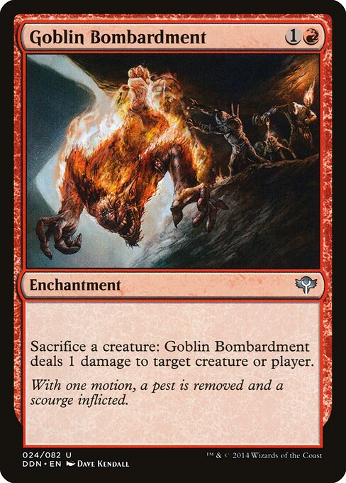 Goblin Bombardment (24) - Duel Decks: Speed vs. Cunning - Game On
