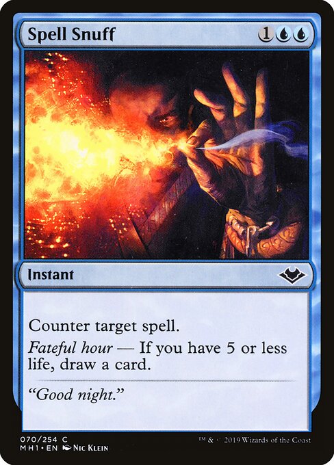 Spell Snuff (70) (Foil) - Modern Horizons - Game On