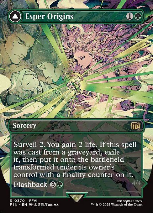 Esper Origins // Summon: Esper Maduin (370) - BORDERLESS - FULL ART (Foil) - Final Fantasy - Game On