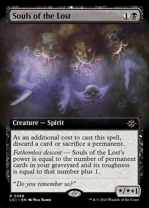 Souls of the Lost (369) - EXTENDED ART (Foil) - The Lost Caverns of Ixalan - Game On