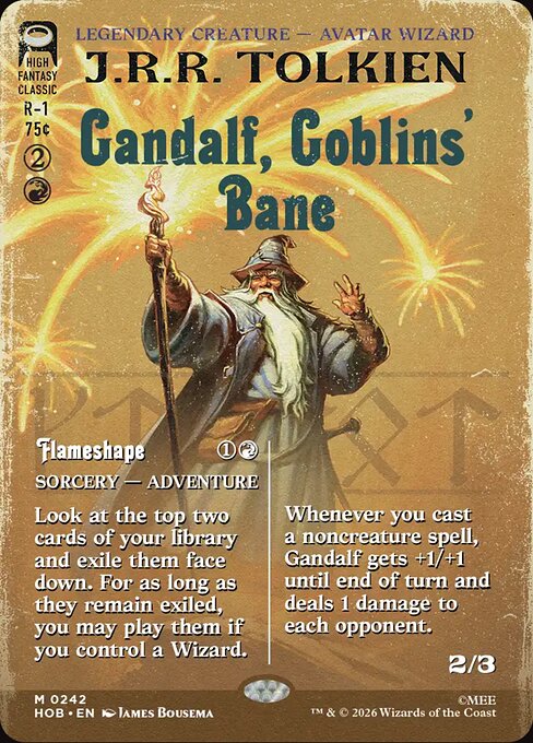 Gandalf, Goblins' Bane // Flameshape (242) - The Hobbit - Game On