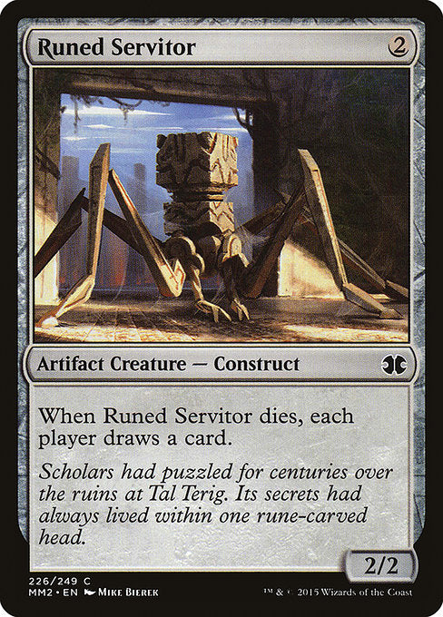 Runed Servitor (226) (Foil) - Modern Masters 2015 - Game On