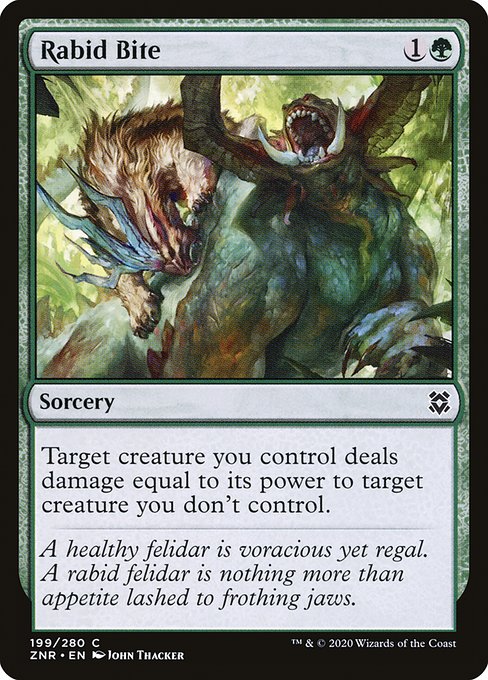 Rabid Bite (199) - Zendikar Rising - Game On