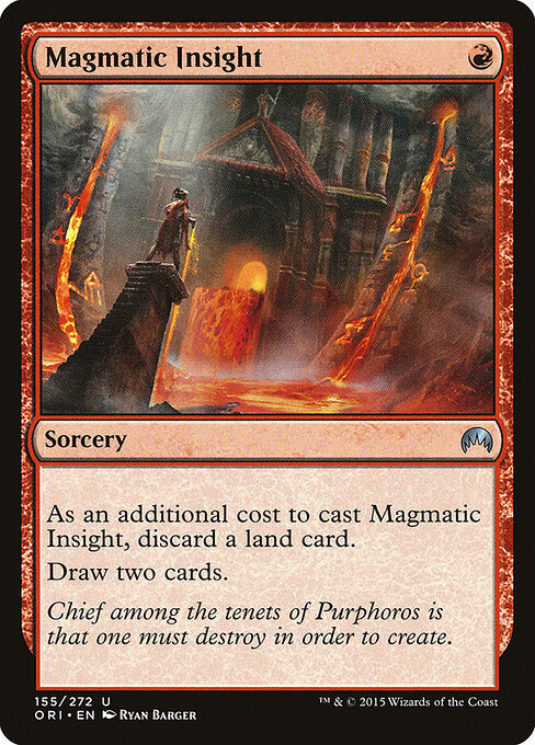 Magmatic Insight (155) (Foil) - Magic Origins - Game On