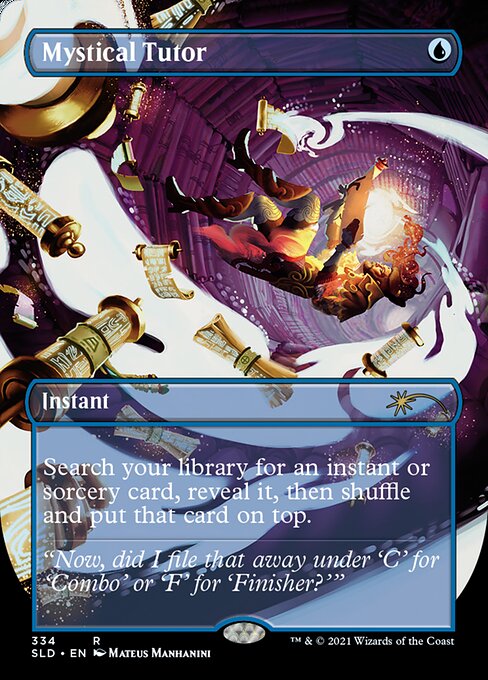 Mystical Tutor (334) - BORDERLESS - FULL ART - Secret Lair Drop - Game On