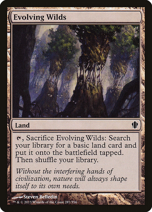 Evolving Wilds (287) - Commander 2013 - Game On