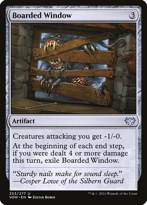Boarded Window (253) (Foil) - Innistrad: Crimson Vow - Game On