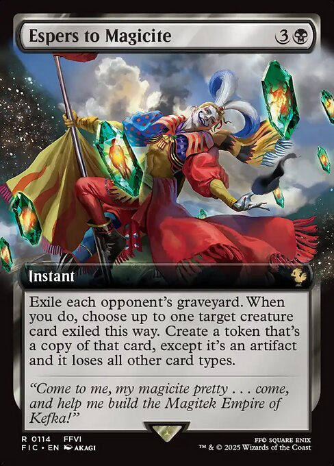 Espers to Magicite (114) - EXTENDED ART (Foil) - Final Fantasy Commander - Game On