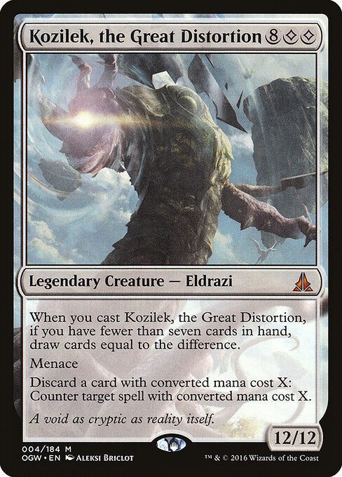 Kozilek, the Great Distortion (4) (Foil) - Oath of the Gatewatch - Game On