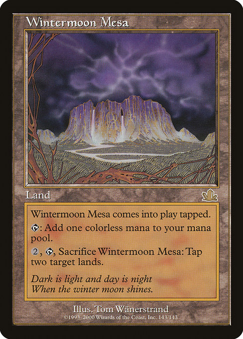 Wintermoon Mesa (143) (Foil) - Prophecy - Game On