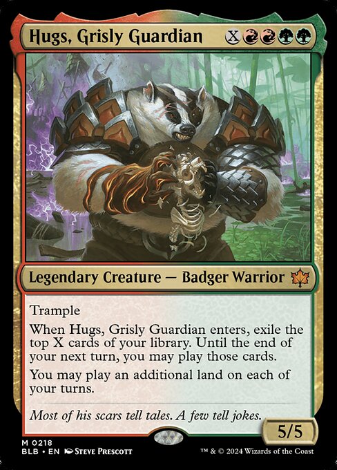 Hugs, Grisly Guardian (218) - Bloomburrow - Game On