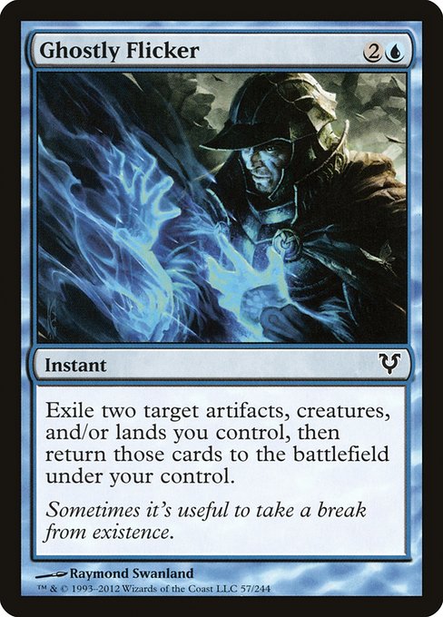 Ghostly Flicker (57) - Avacyn Restored - Game On