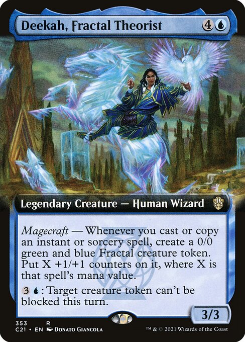 Deekah, Fractal Theorist (353) - EXTENDED ART - Commander 2021 - Game On
