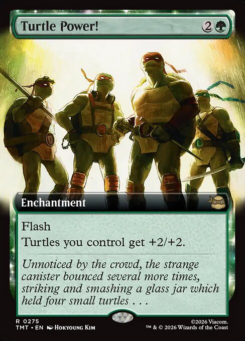 Turtle Power! (275) - EXTENDED ART (Foil) - Teenage Mutant Ninja Turtles - Game On