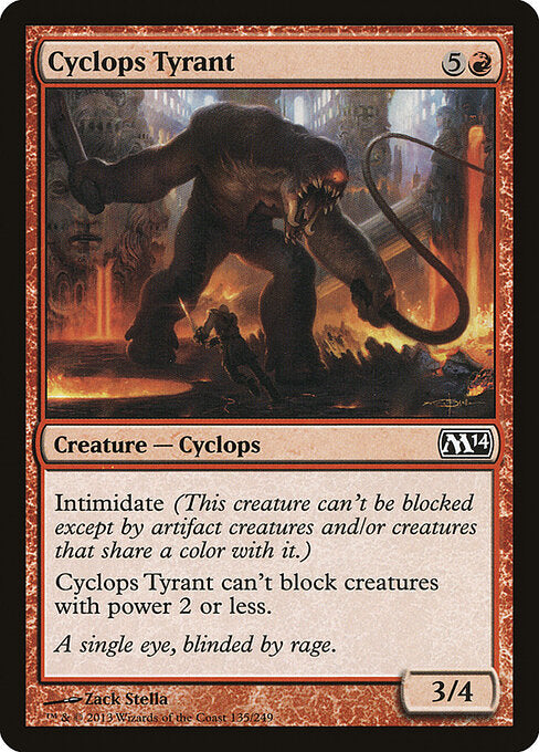 Cyclops Tyrant (135) (Foil) - Magic 2014 - Game On