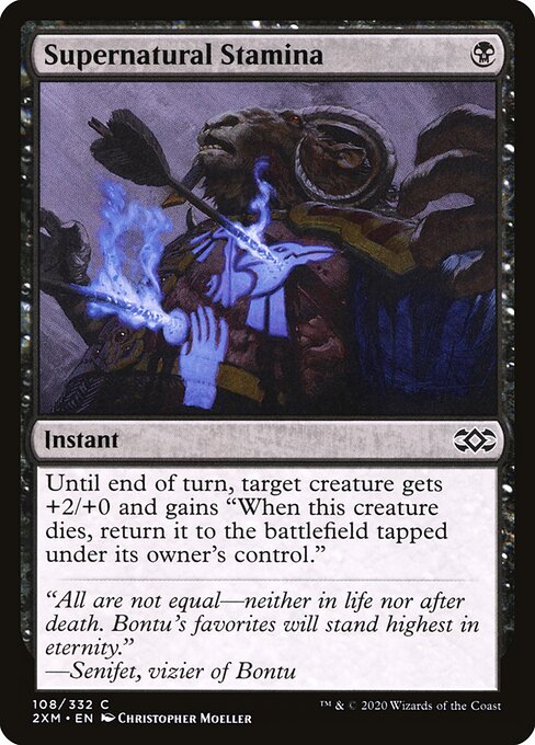 Supernatural Stamina (108) (Foil) - Double Masters - Game On