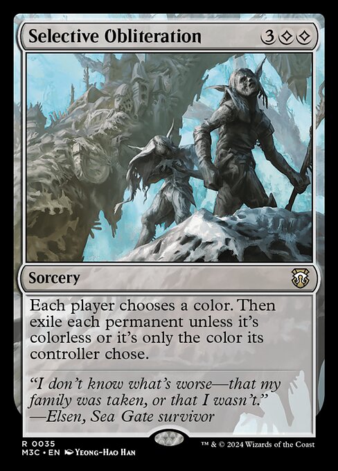 Selective Obliteration (35) - Modern Horizons 3 Commander - Game On