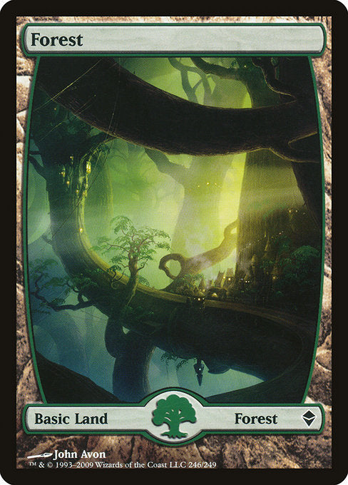 Forest (246) - FULL ART - Zendikar - Game On