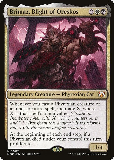 Brimaz, Blight of Oreskos (2) (Foil) - March of the Machine Commander - Game On