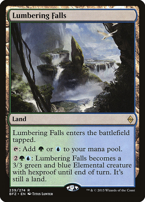 Lumbering Falls (239) - Battle for Zendikar - Game On
