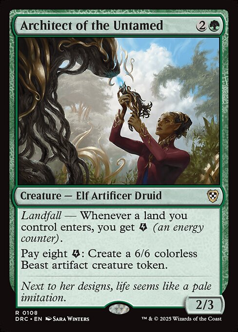 Architect of the Untamed (108) - Aetherdrift Commander - Game On