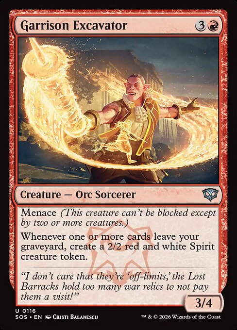 Garrison Excavator (116) (Foil) - Secrets of Strixhaven - Game On