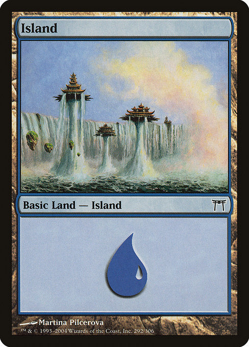 Island (292) (Foil) - Champions of Kamigawa - Game On