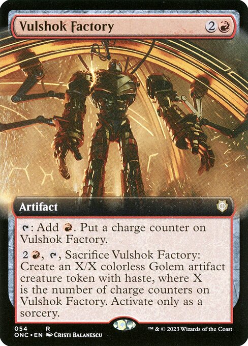 Vulshok Factory (54) - EXTENDED ART - Phyrexia: All Will Be One Commander - Game On