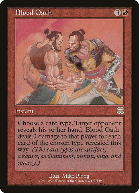 Blood Oath (177) - Mercadian Masques - Game On