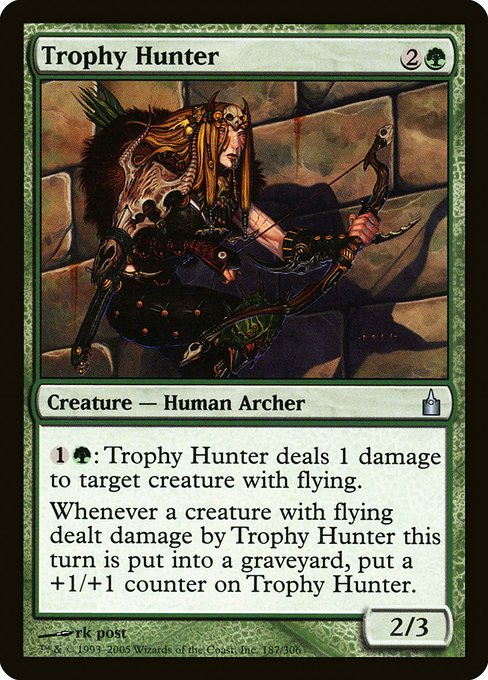 Trophy Hunter (187) (Foil) - Ravnica: City of Guilds - Game On