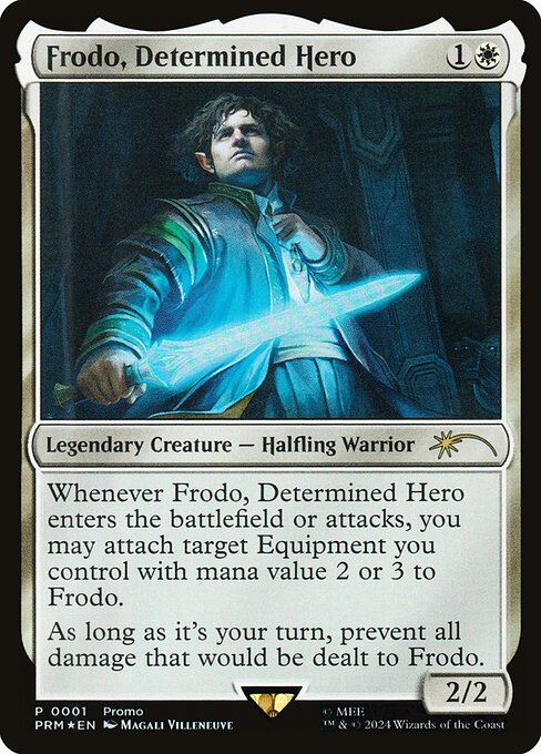 Frodo, Determined Hero (1) (Foil) - Tales of Middle-earth Deluxe Commander Kit - Game On