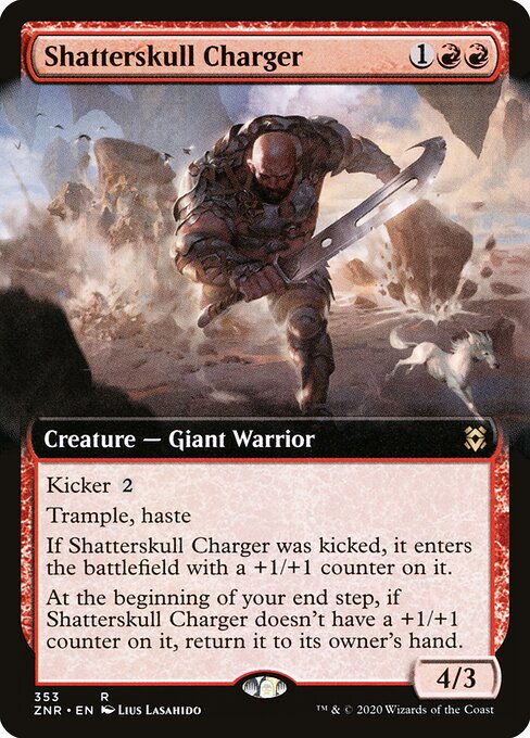 Shatterskull Charger (353) - EXTENDED ART - Zendikar Rising - Game On