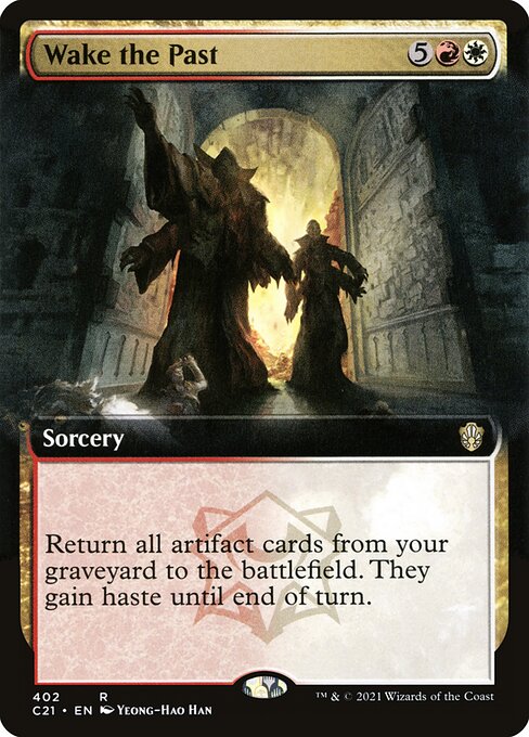 Wake the Past (402) - EXTENDED ART - Commander 2021 - Game On
