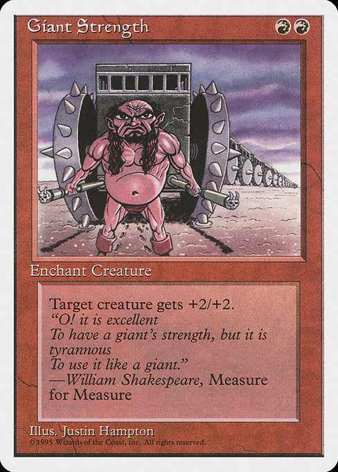 Giant Strength (196) - Fourth Edition - Game On