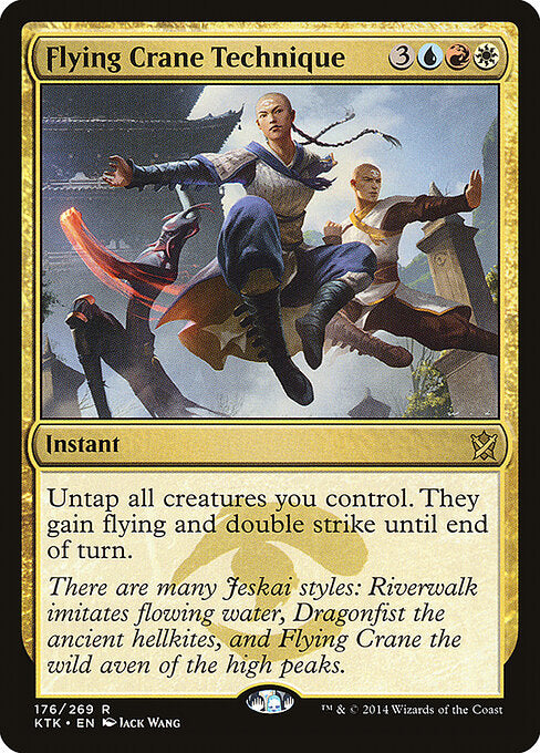 Flying Crane Technique (176) (Foil) - Khans of Tarkir - Game On