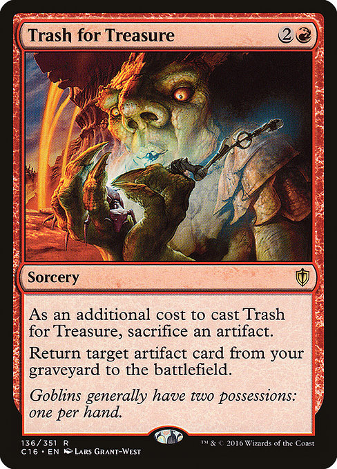 Trash for Treasure (136) - Commander 2016 - Game On