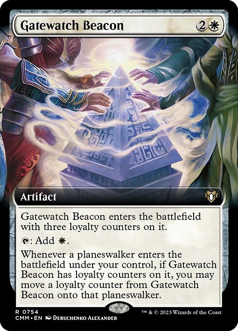 Gatewatch Beacon (754) - EXTENDED ART - Commander Masters - Game On
