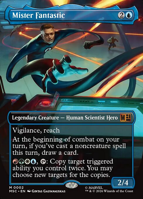 Mister Fantastic (2) - BORDERLESS - Marvel Super Heroes Commander - Game On