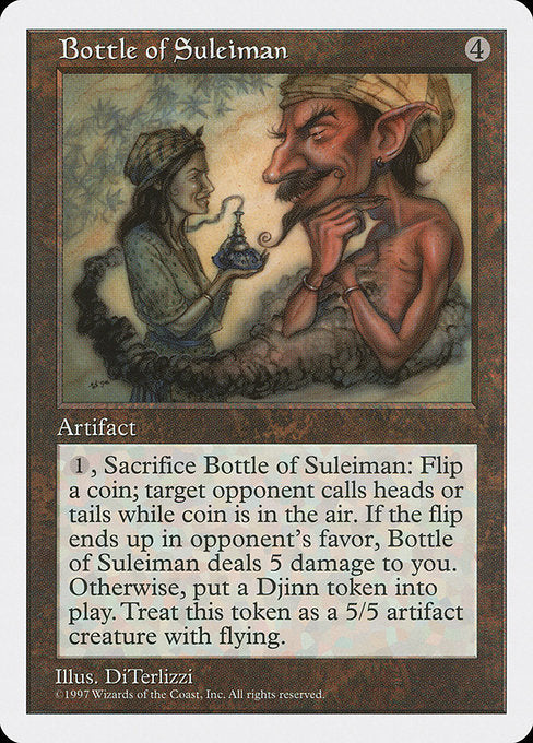 Bottle of Suleiman (354) - Fifth Edition - Game On
