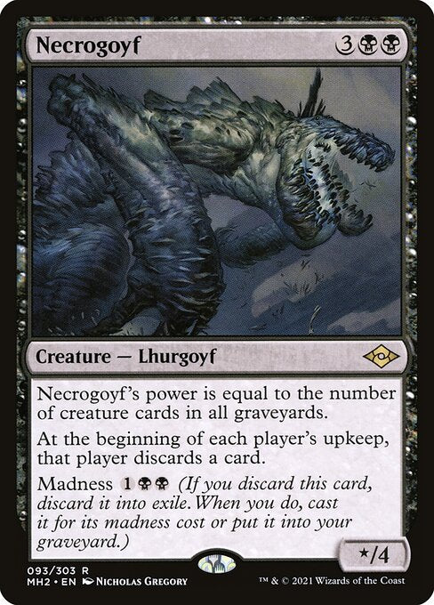 Necrogoyf (93) (Foil) - Modern Horizons 2 - Game On