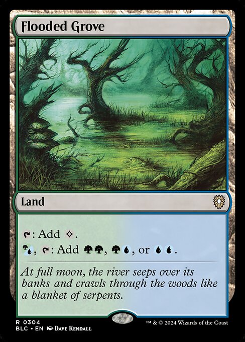 Flooded Grove (304) - Bloomburrow Commander - Game On