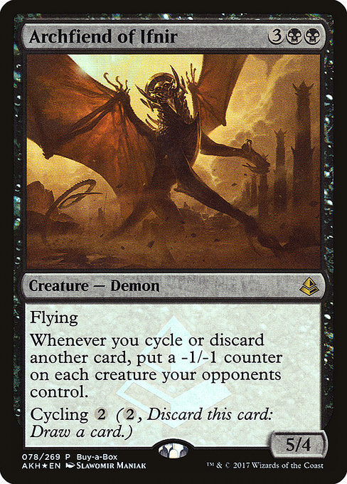 Archfiend of Ifnir (78) (Foil) - Amonkhet Promos - Game On