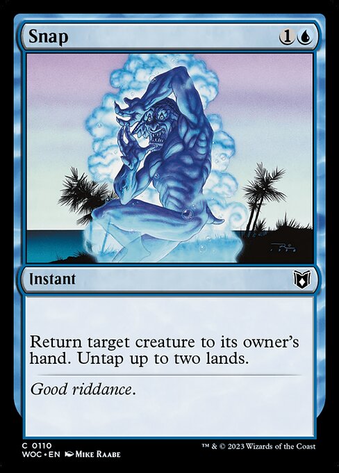 Snap (110) - Wilds of Eldraine Commander - Game On