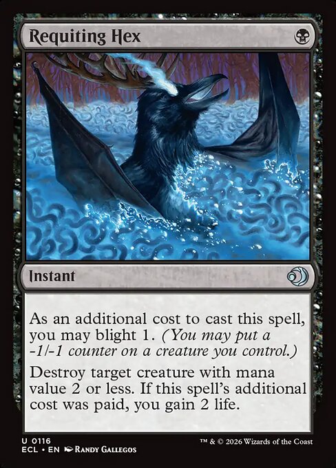 Requiting Hex (116) (Foil) - Lorwyn Eclipsed - Game On