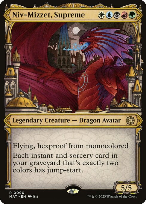Niv-Mizzet, Supreme (90) - SHOWCASE - March of the Machine: The Aftermath - Game On