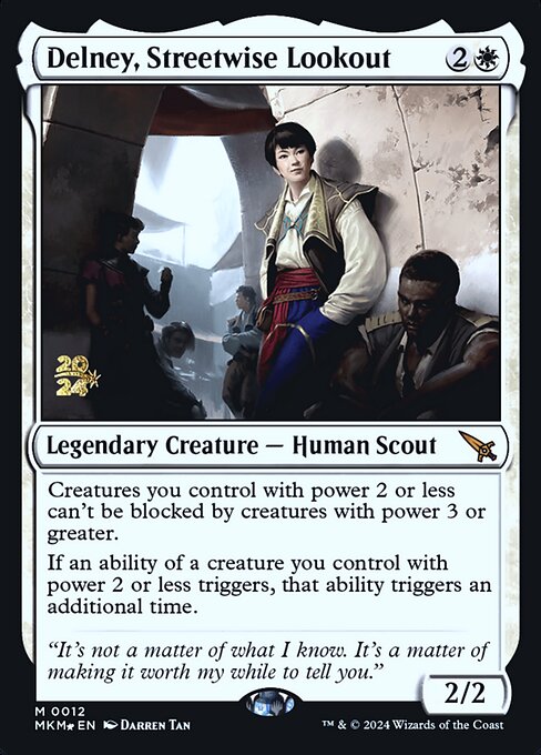 Delney, Streetwise Lookout (12s) (Foil) - Murders at Karlov Manor Promos - Game On