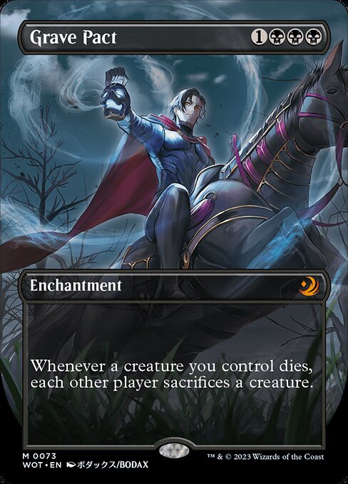 Grave Pact (73) - BORDERLESS - FULL ART - Wilds of Eldraine: Enchanting Tales - Game On
