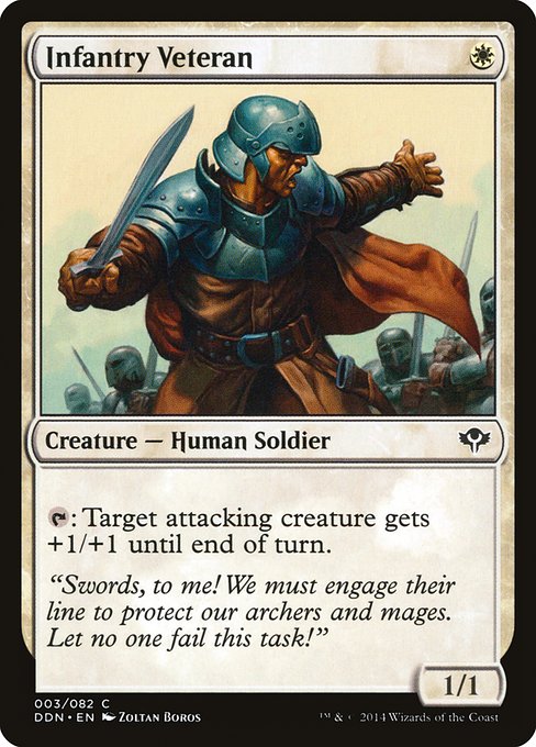 Infantry Veteran (3) - Duel Decks: Speed vs. Cunning - Game On