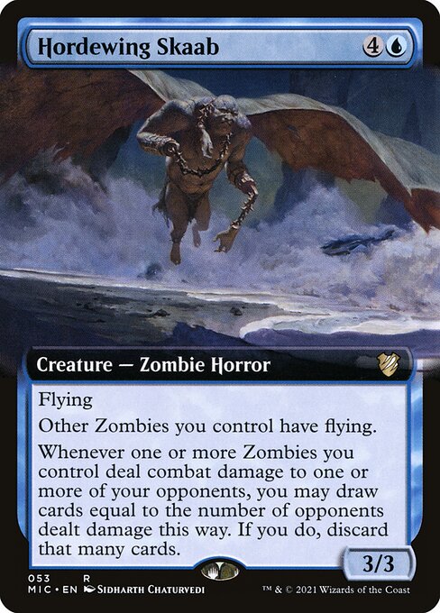 Hordewing Skaab (53) - EXTENDED ART - Midnight Hunt Commander - Game On